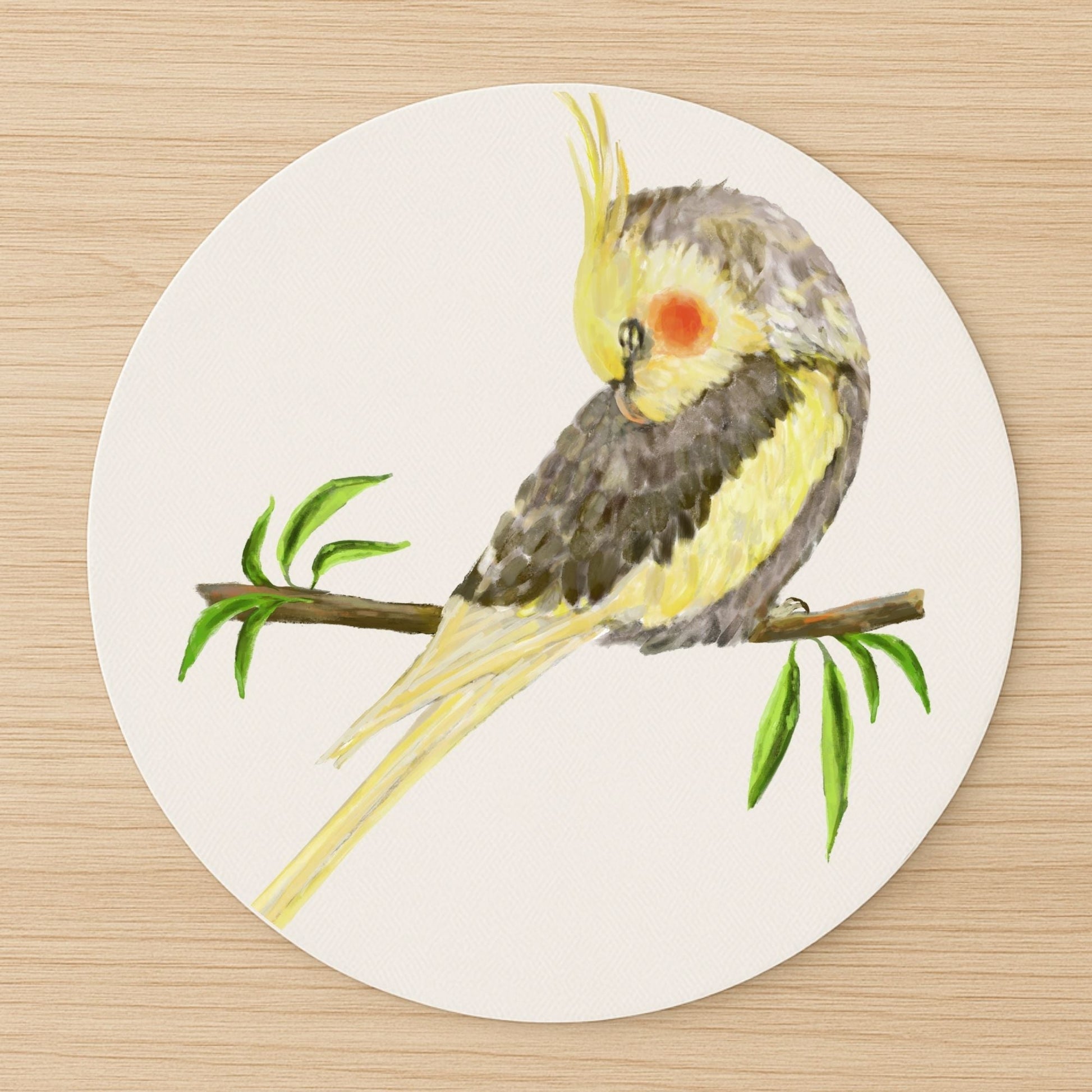 Cockatiel Mousepad - MerikaArt