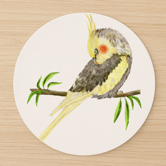 Cockatiel Mousepad - MerikaArt