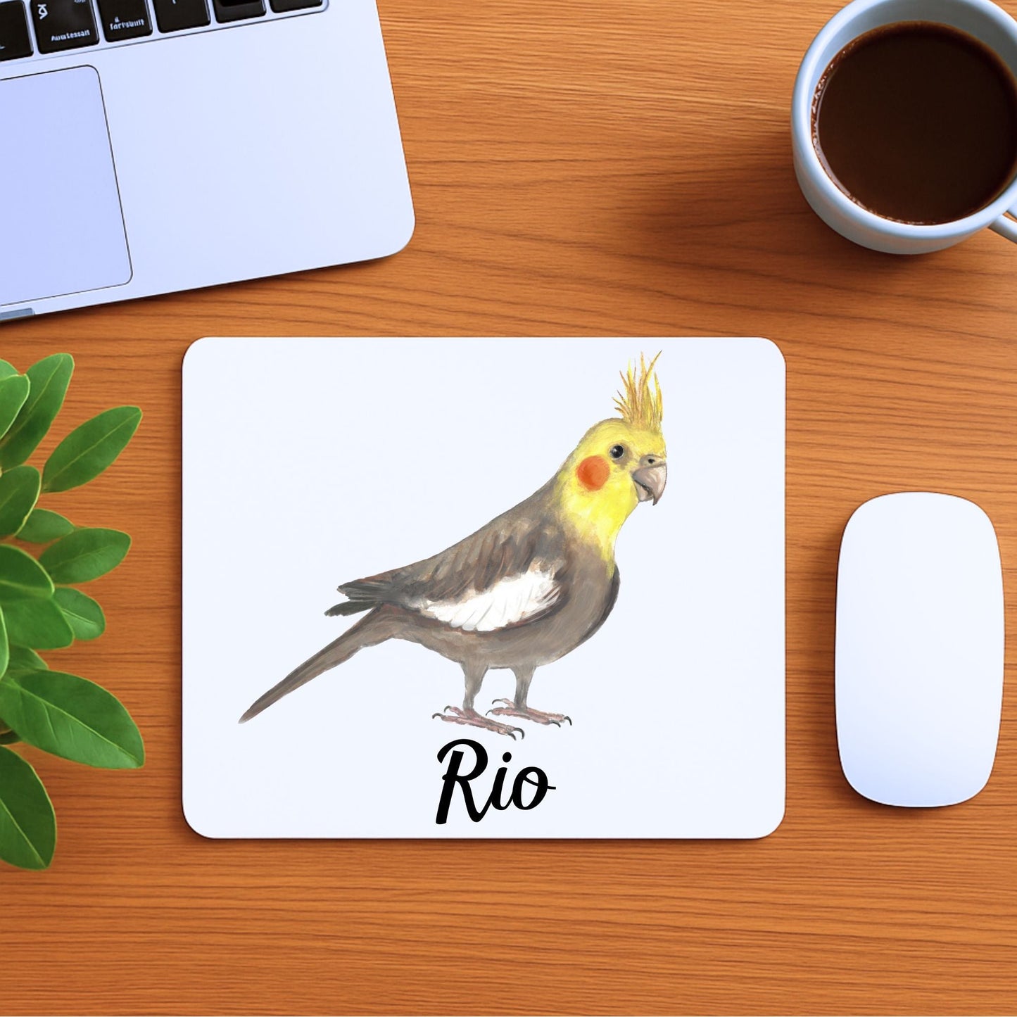 Cockatiel Mousepad - MerikaArt