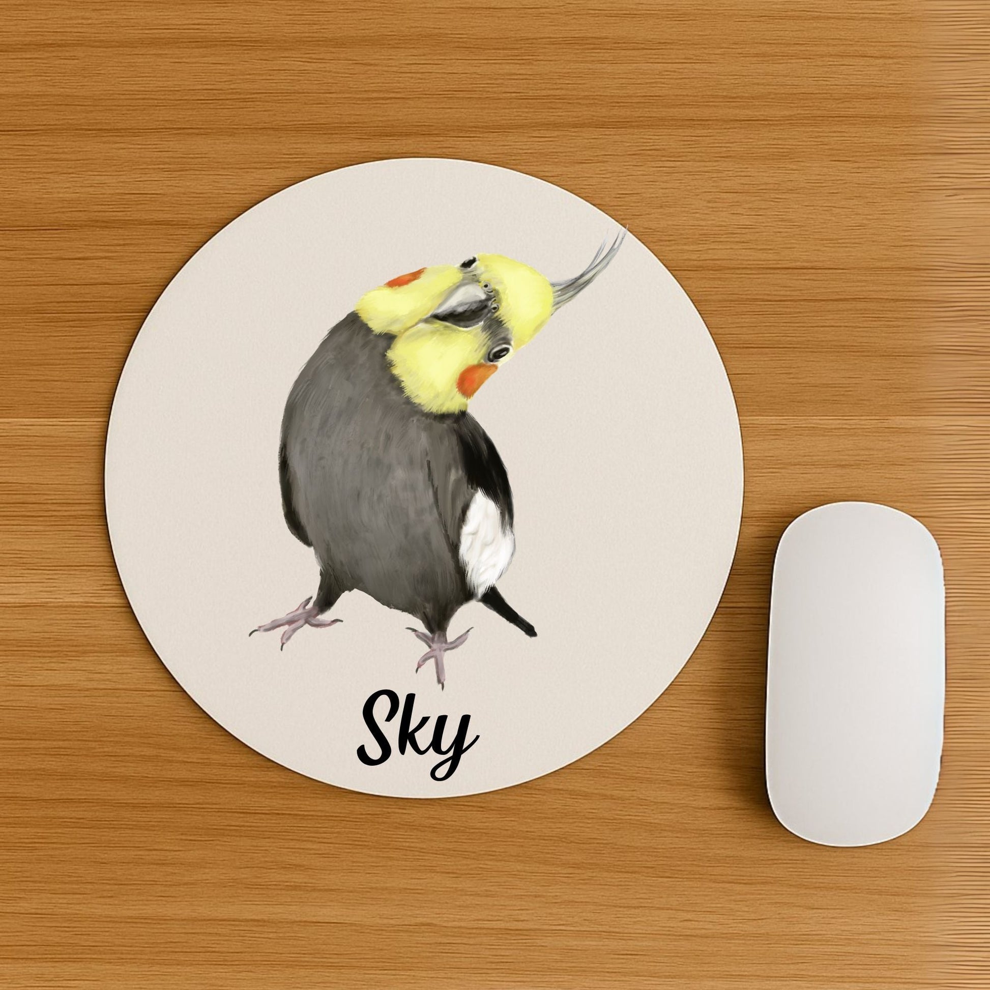 Cockatiel Mousepad - MerikaArt
