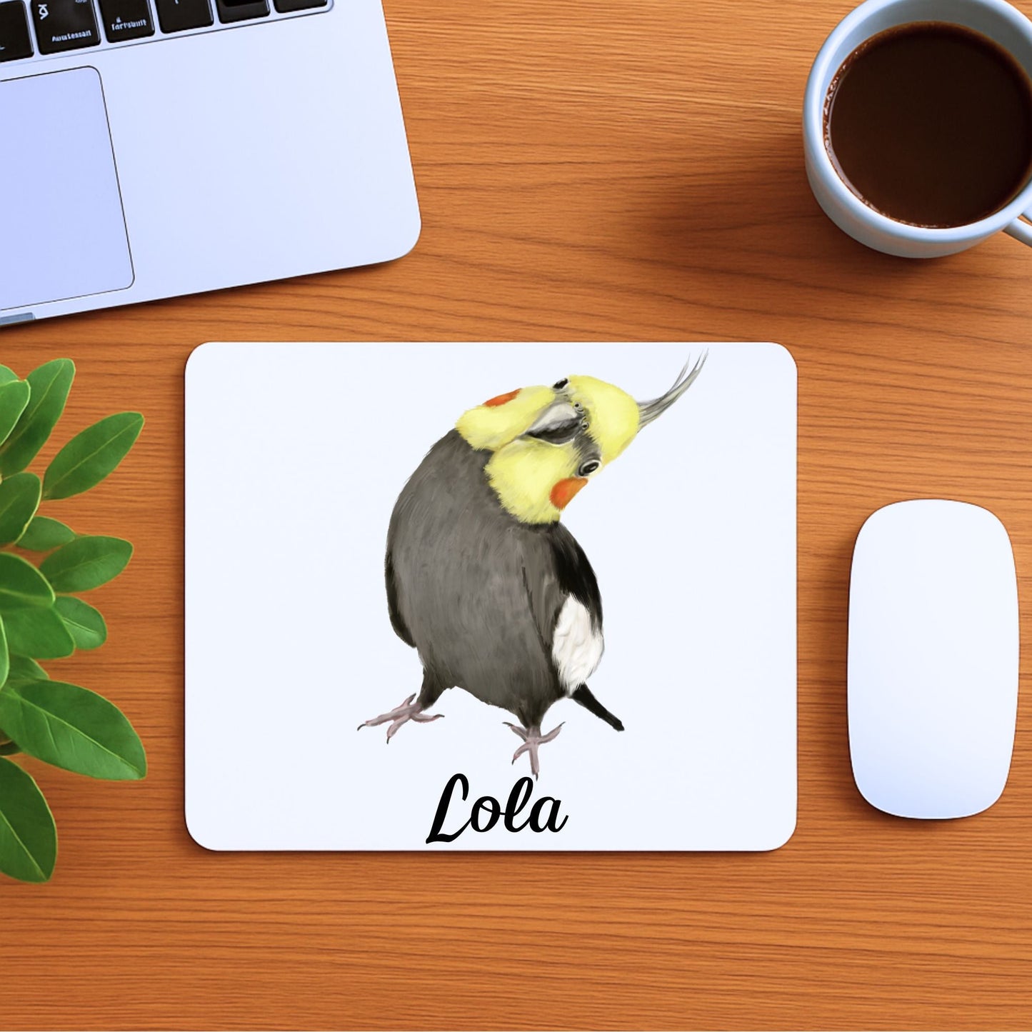 Cockatiel Mousepad - MerikaArt
