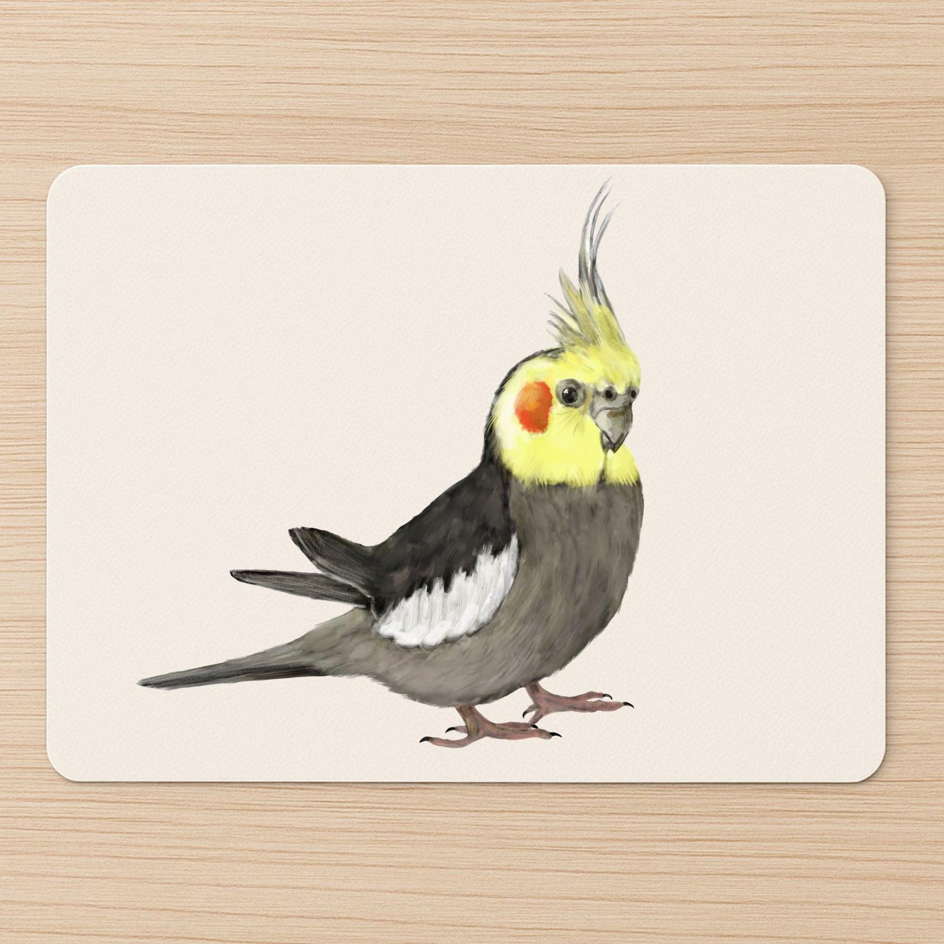 Cockatiel Mousepad - MerikaArt