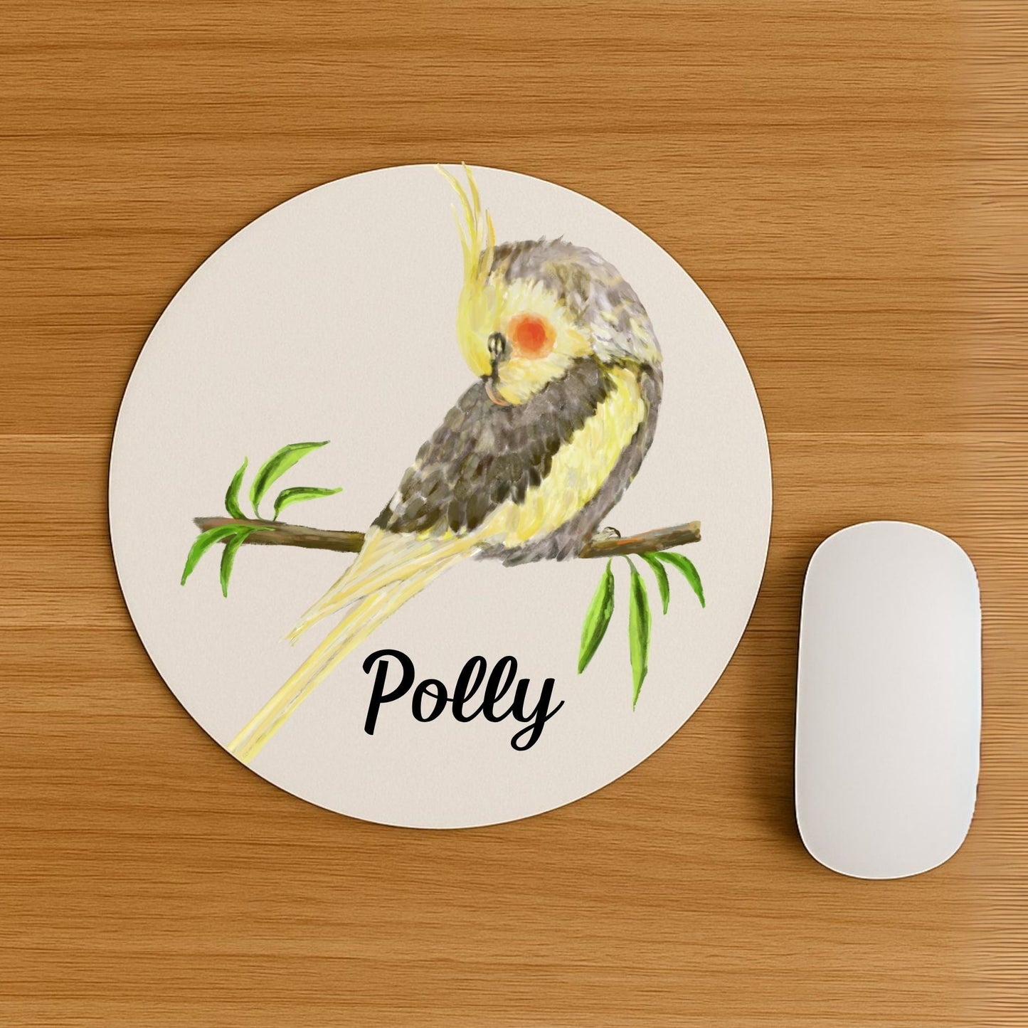 Cockatiel Mousepad - MerikaArt