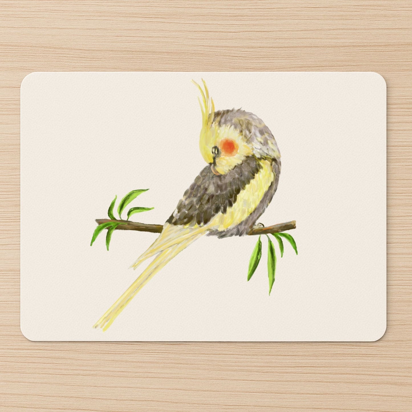 Cockatiel Mousepad - MerikaArt