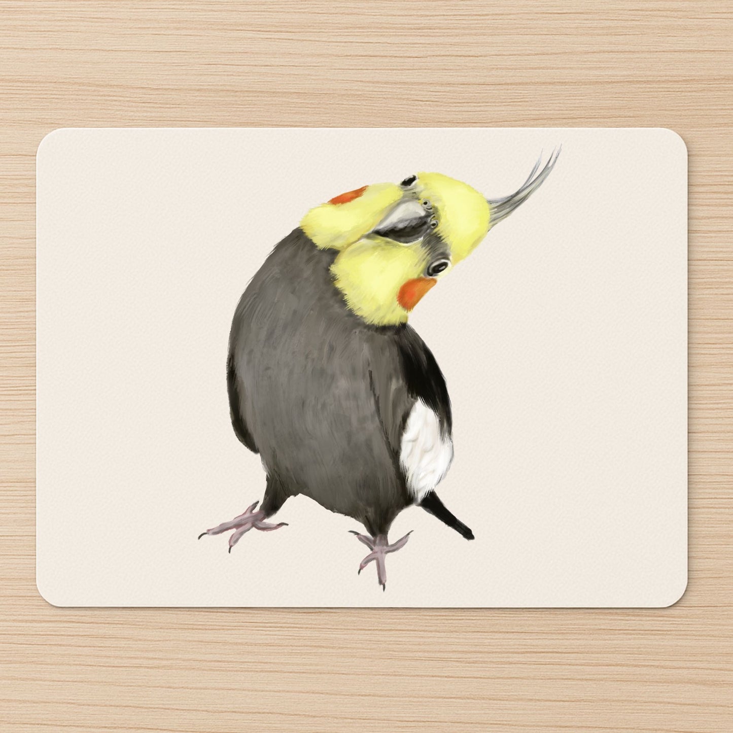 Cockatiel Mousepad - MerikaArt