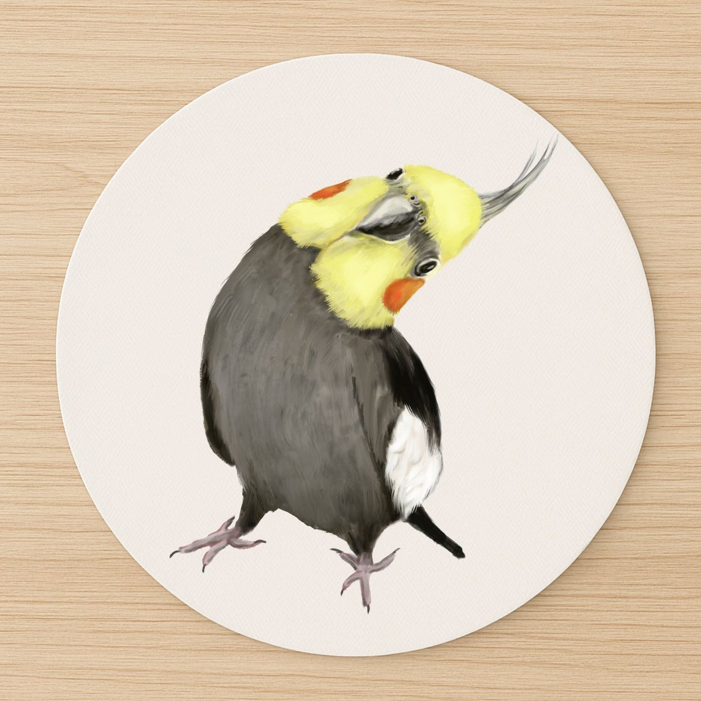 Cockatiel Mousepad - MerikaArt