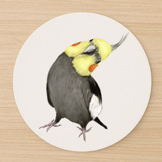 Cockatiel Mousepad - MerikaArt