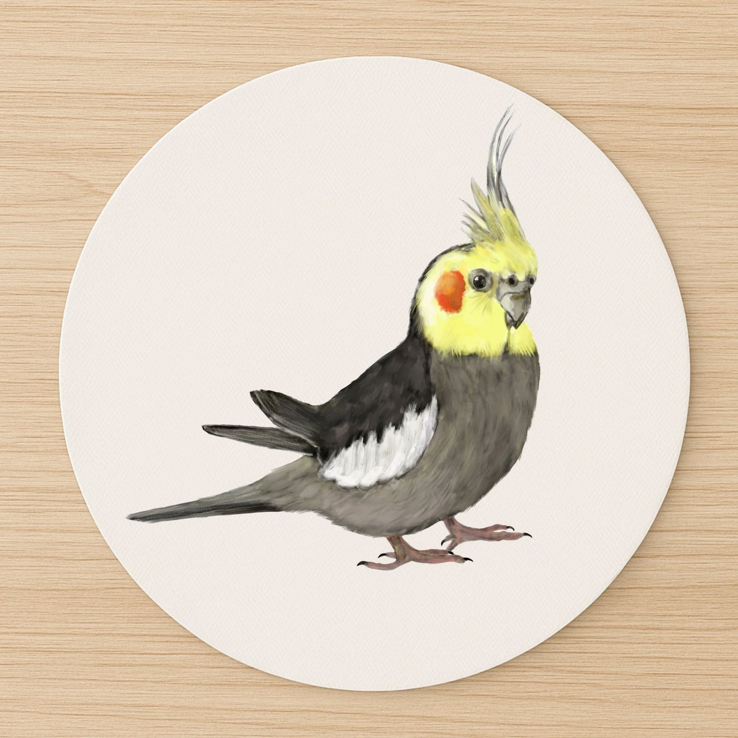 Cockatiel Mousepad - MerikaArt