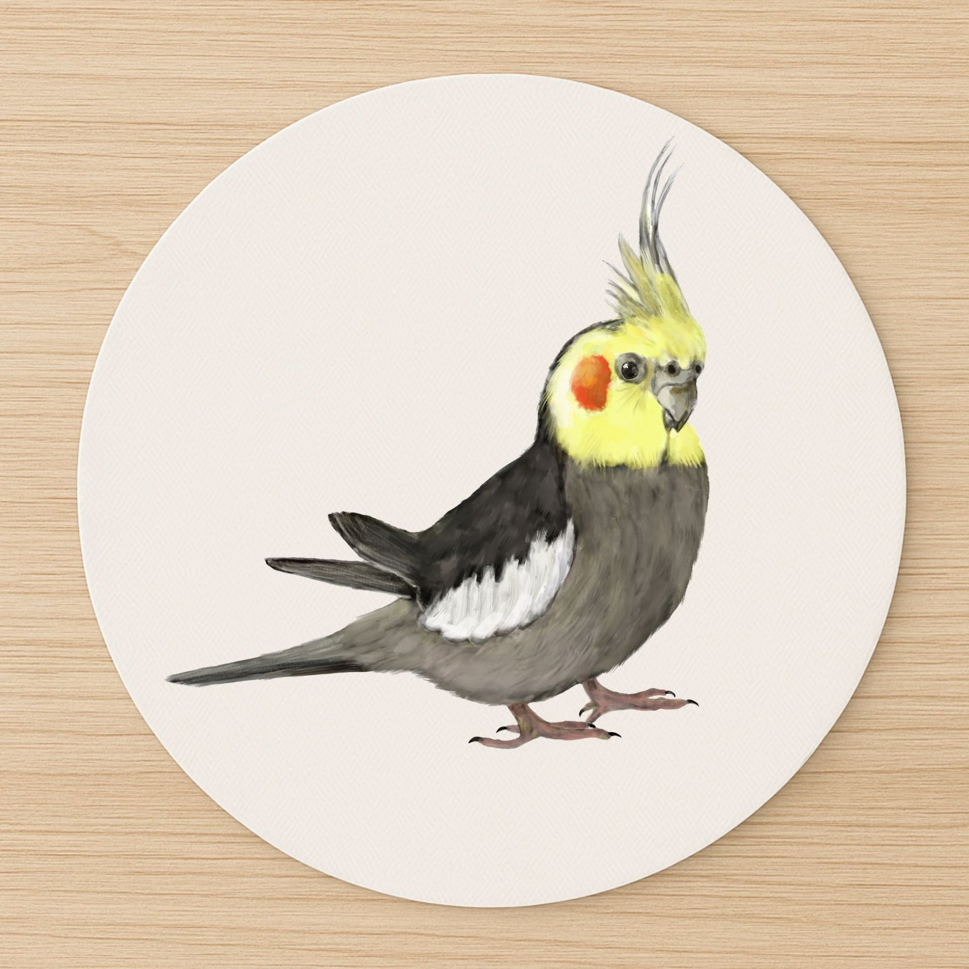 Cockatiel Mousepad - MerikaArt