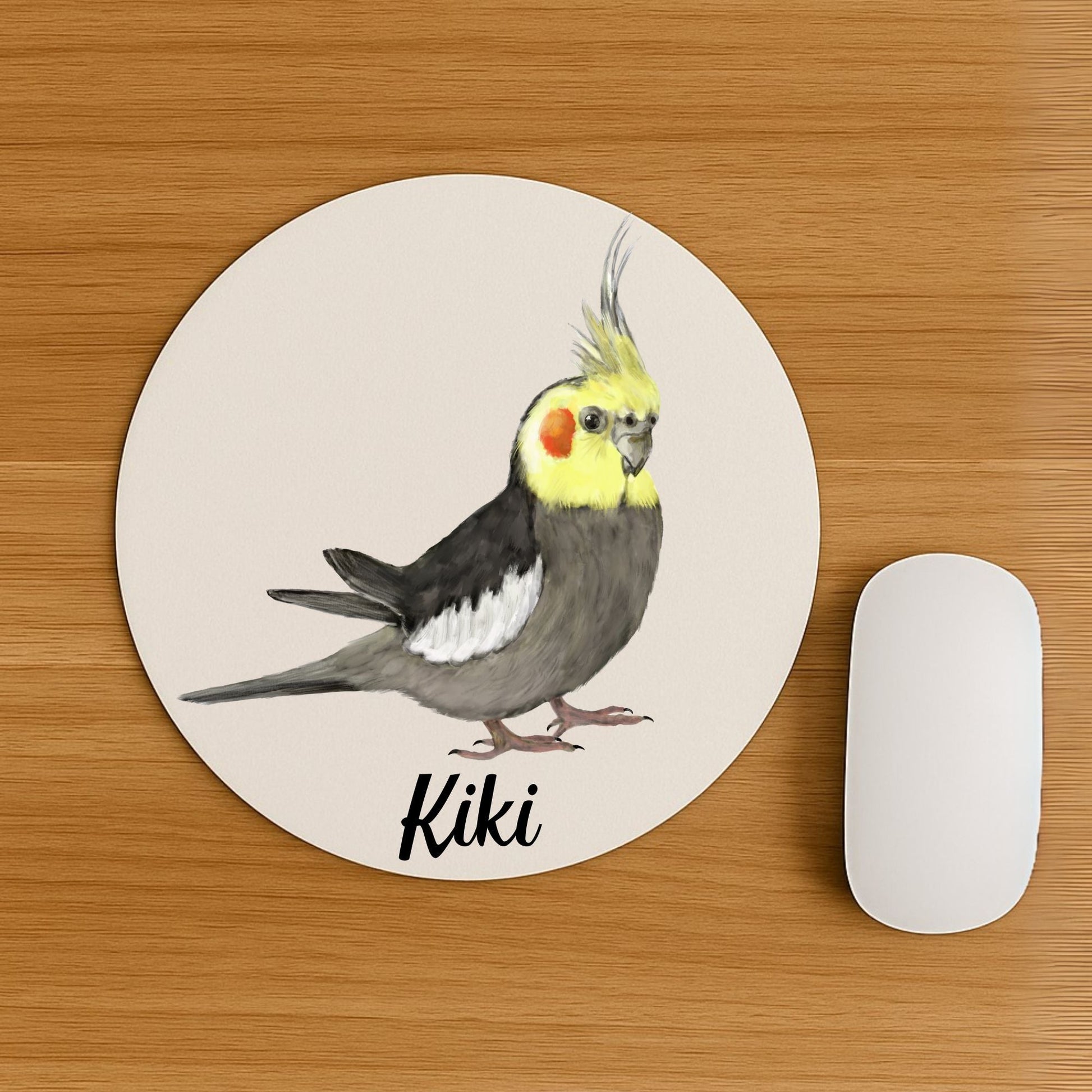 Cockatiel Mousepad - MerikaArt