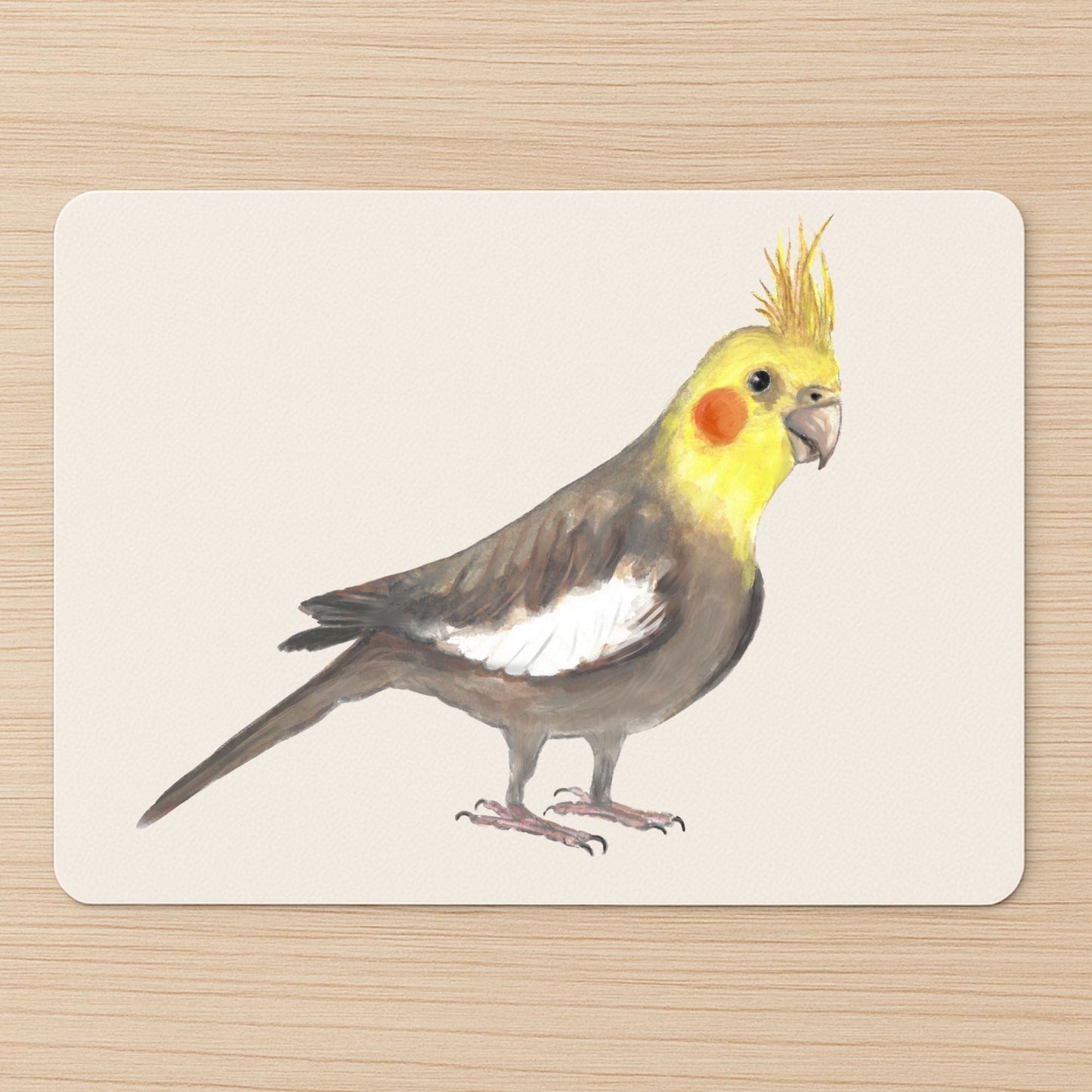Cockatiel Mousepad - MerikaArt