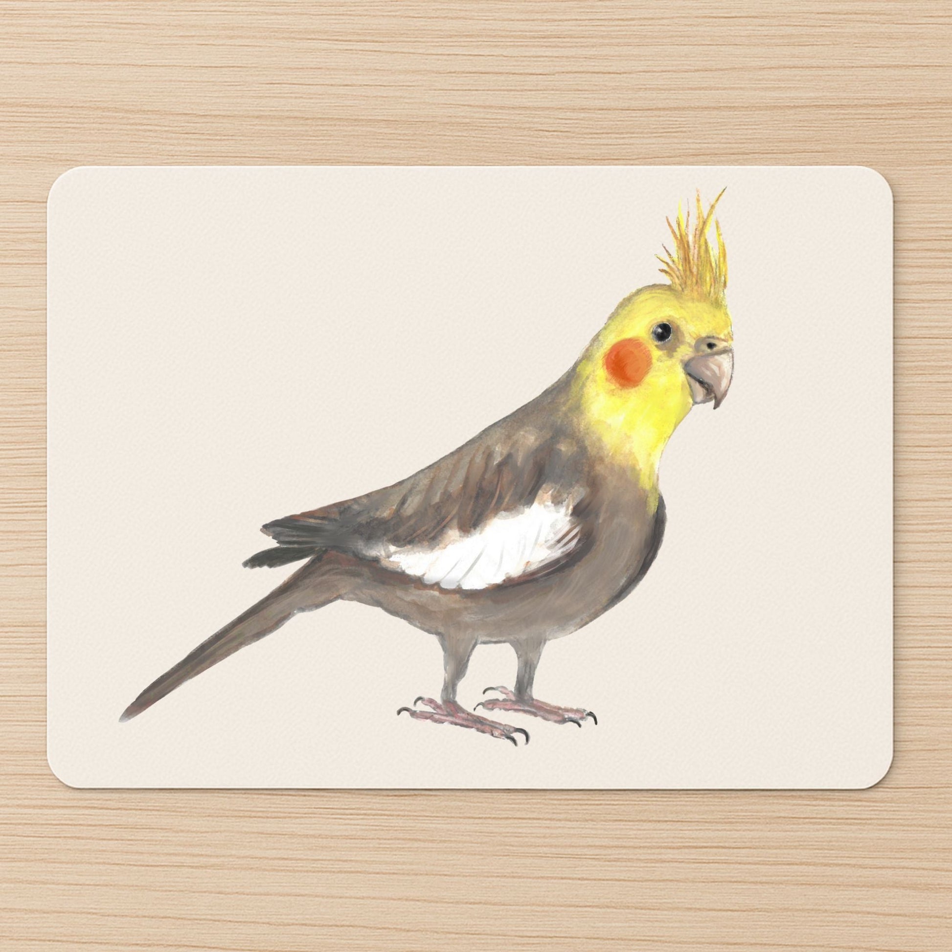 Cockatiel Mousepad - MerikaArt