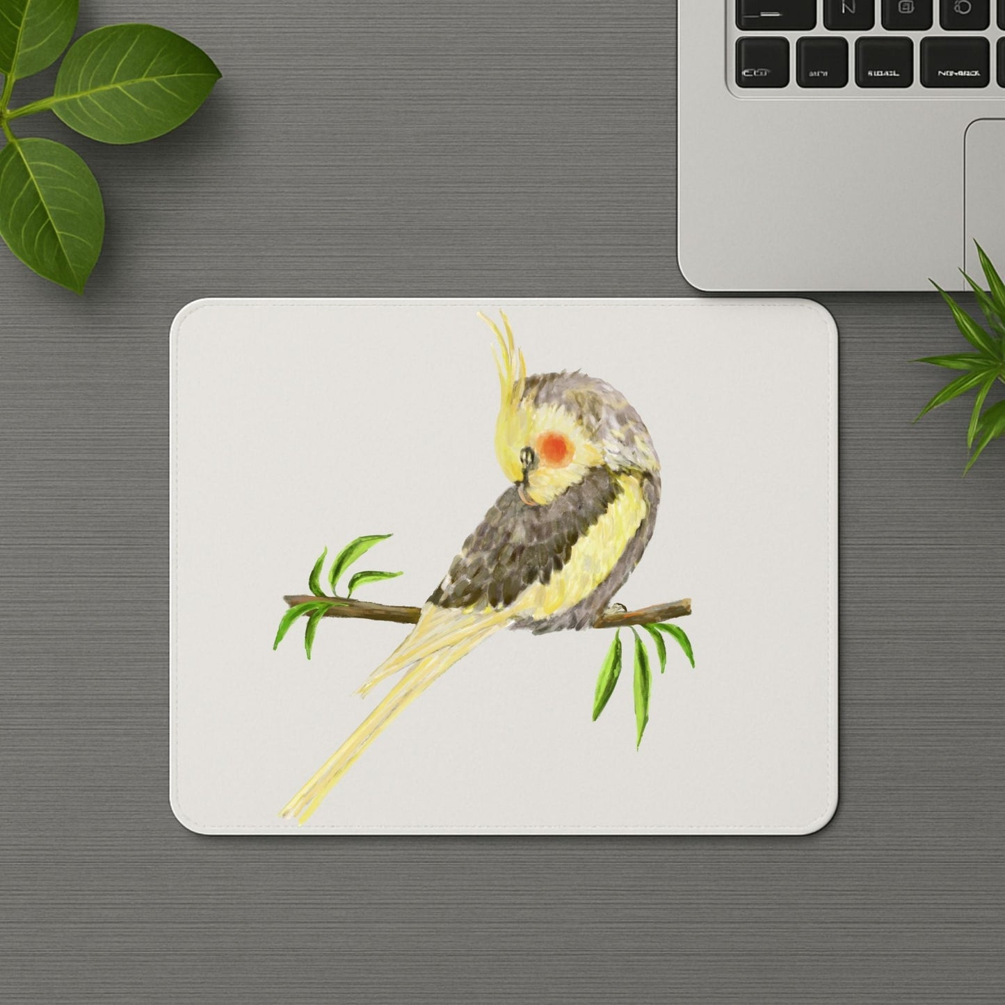 Cockatiel Mousepad - MerikaArt