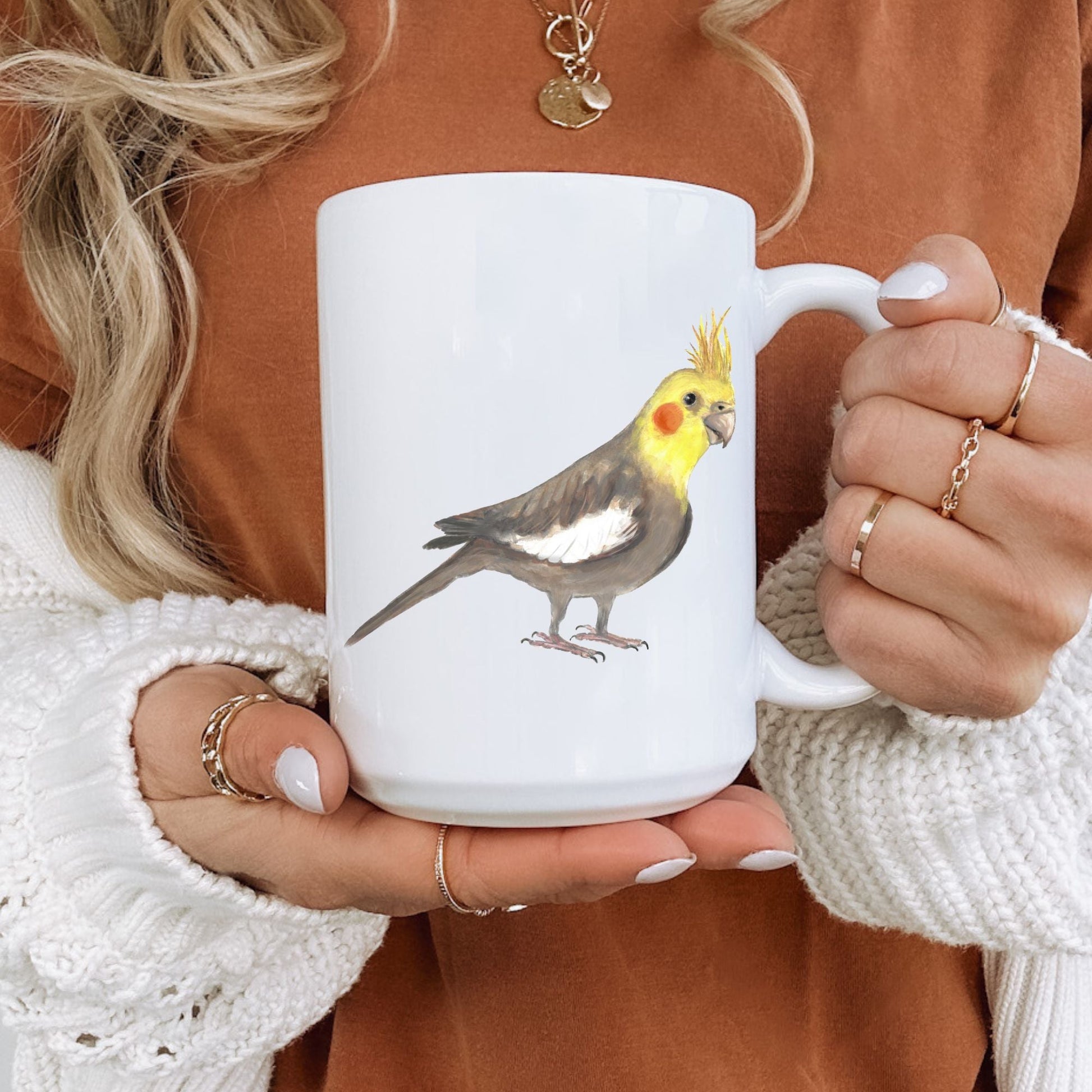Cockatiel Mug - MerikaArt