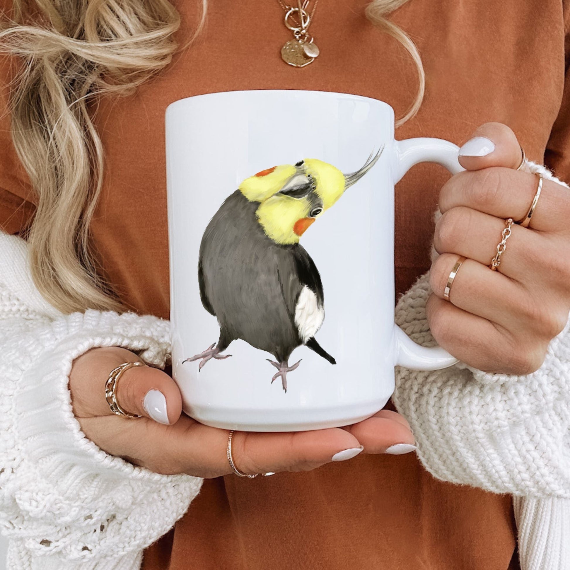 Cockatiel Mug - MerikaArt