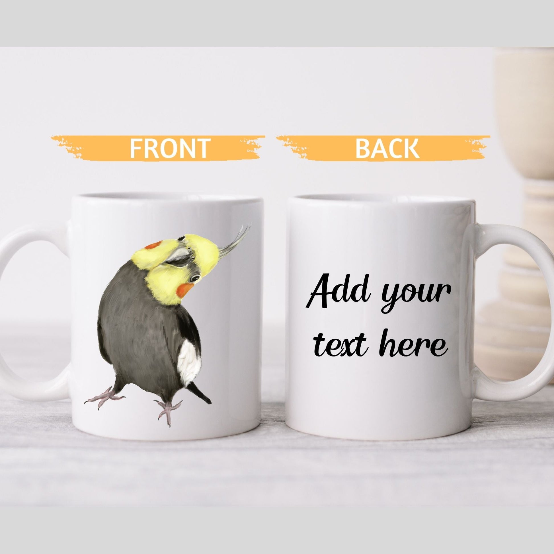 Cockatiel Mug - MerikaArt