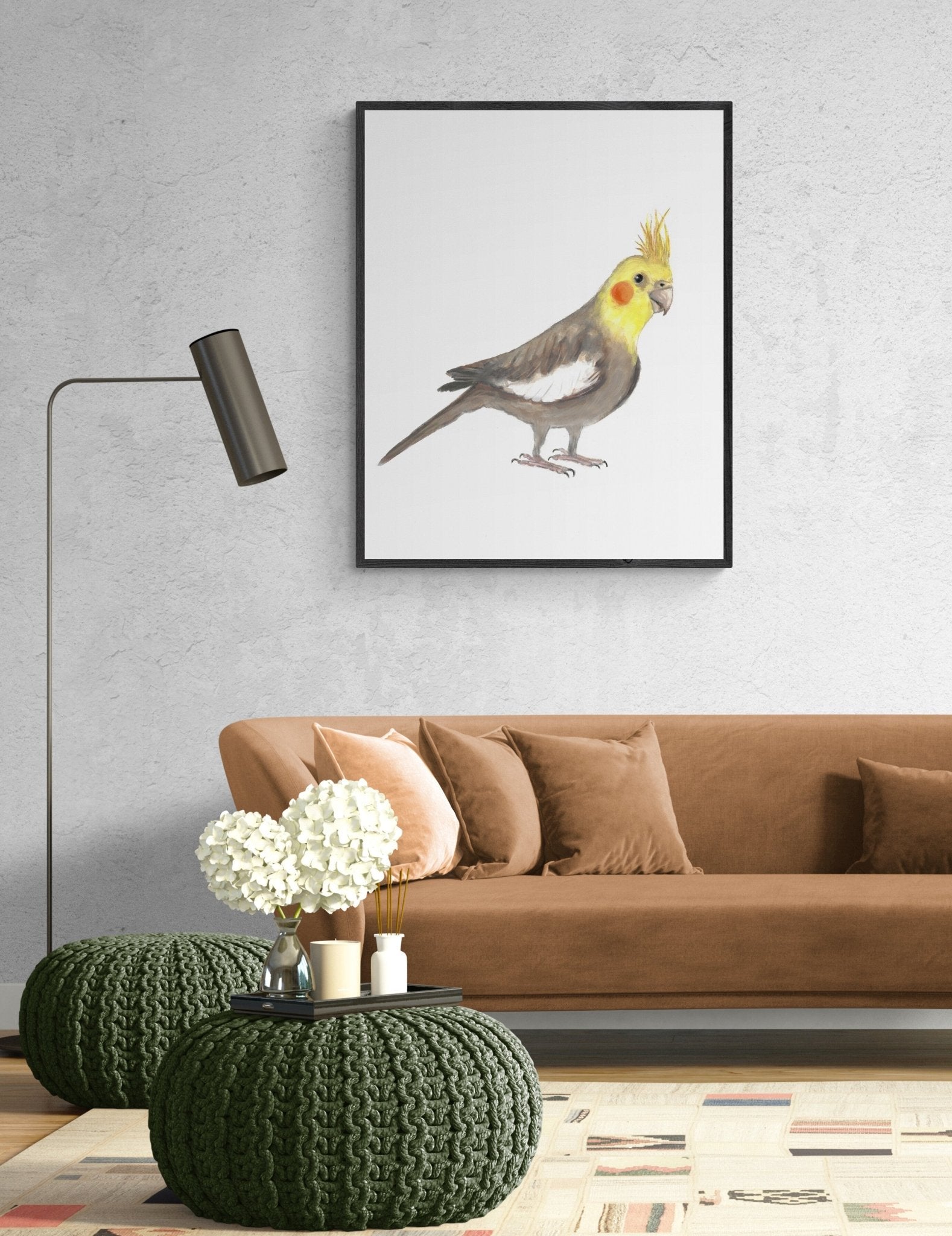 Cockatiel Parrot Print - MerikaArt