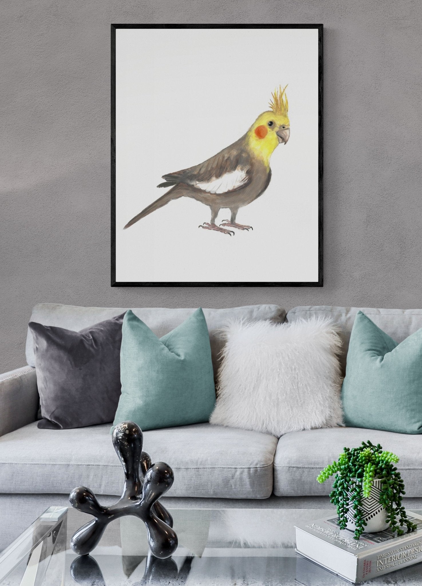 Cockatiel Parrot Print - MerikaArt