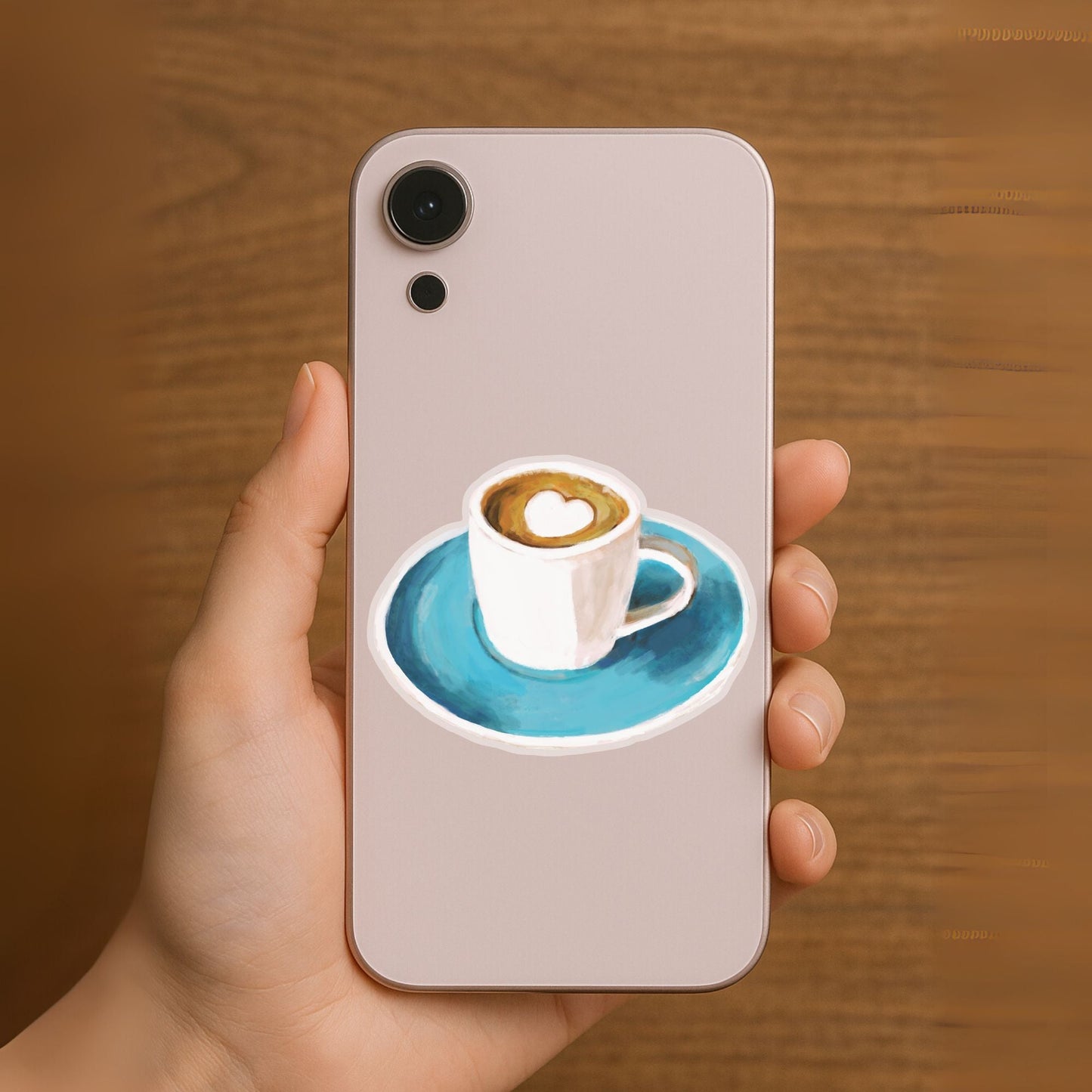 Coffee Cup Sticker - MerikaArt