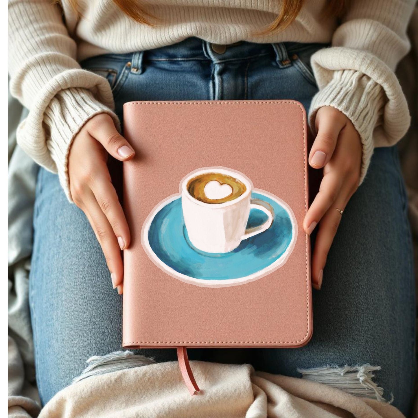 Coffee Cup Sticker - MerikaArt