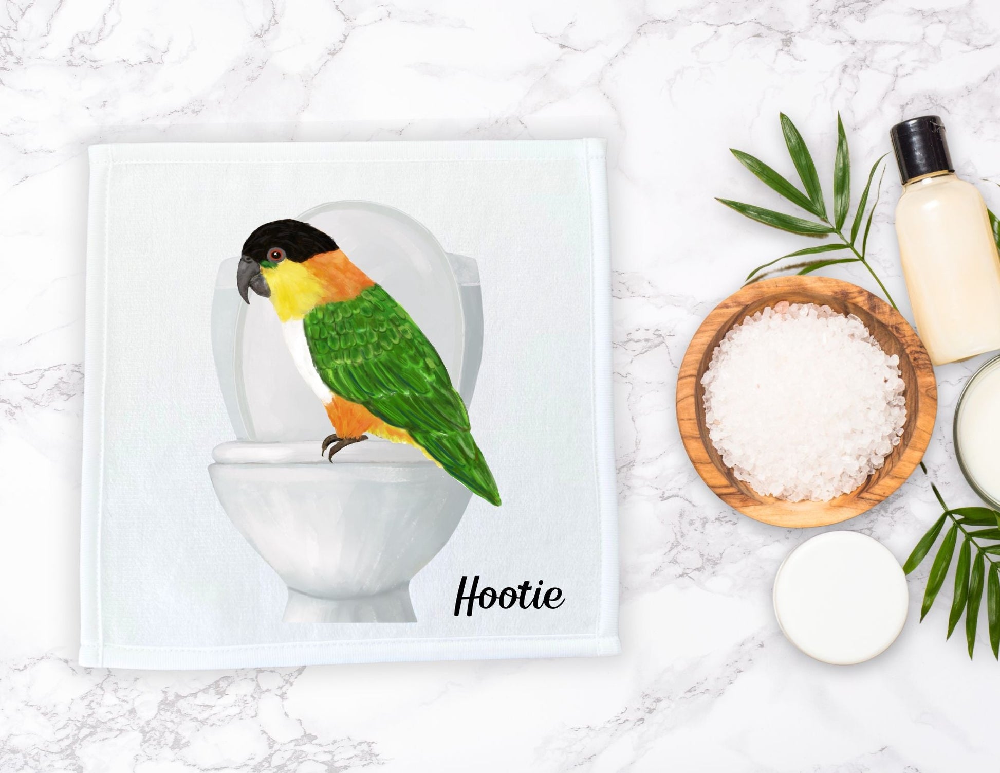 Colorful Parrot Toilet Washcloth – A Unique Gift for Bird Enthusiasts - MerikaArt