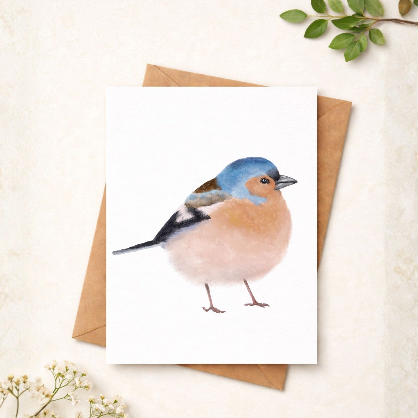 Common Chaffinch Postcard - MerikaArt