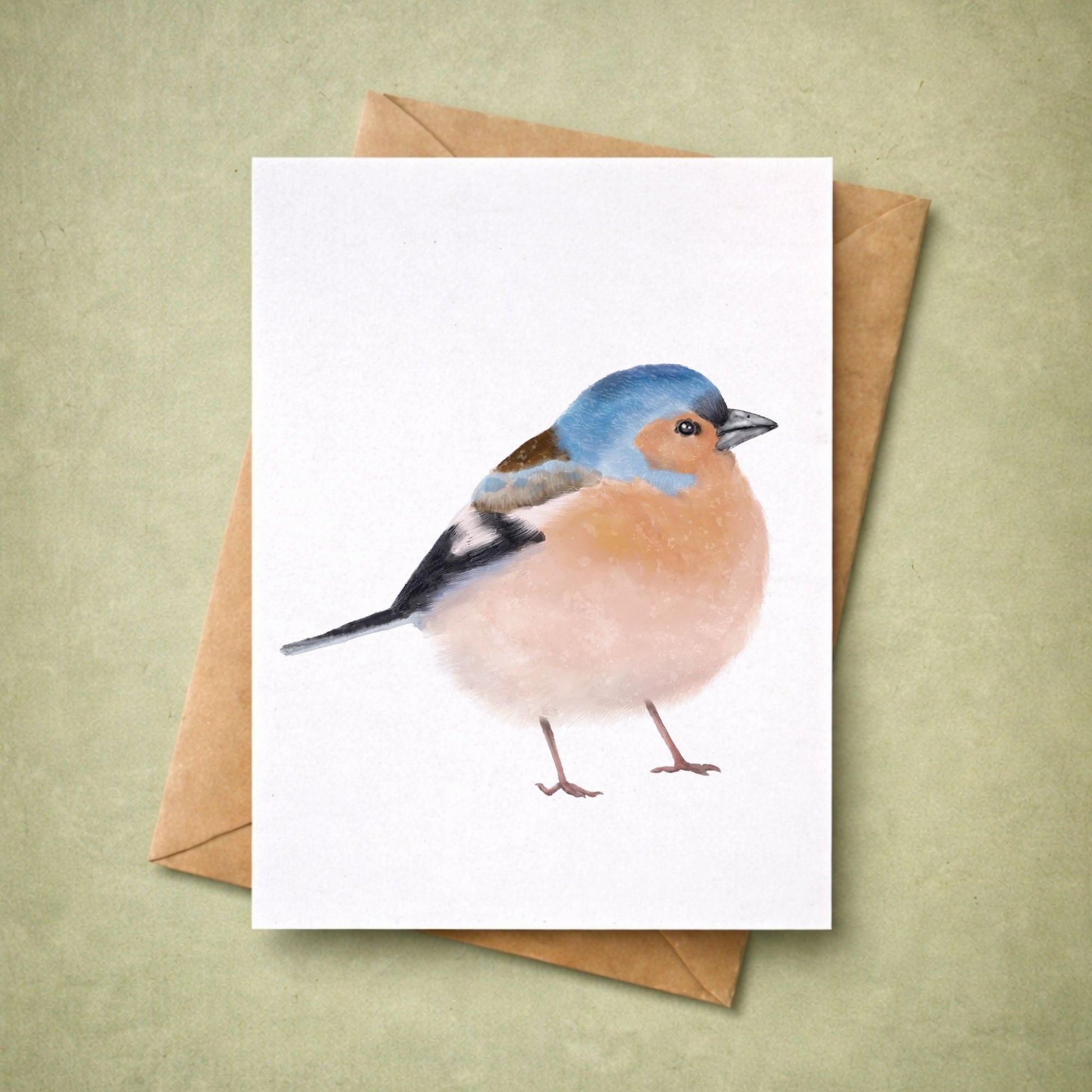 Common Chaffinch Postcard - MerikaArt