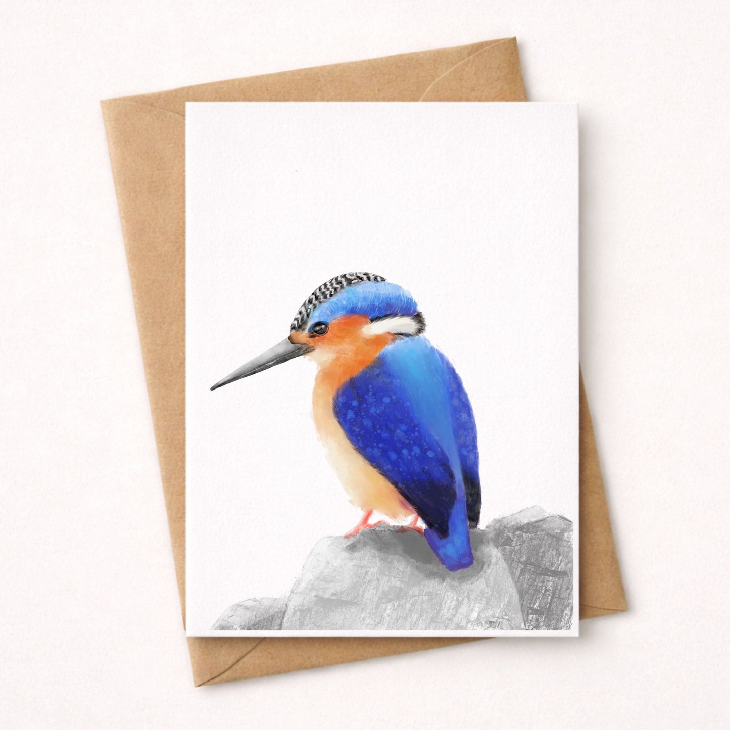 Common Kingfisher Postcard - MerikaArt
