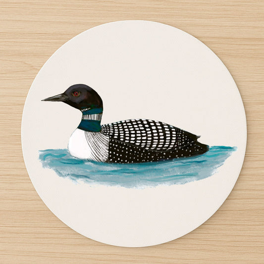 Common Loon Mousepad - MerikaArt