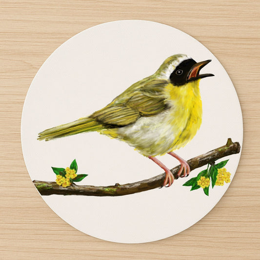 Common Yellowthroat Mousepad - MerikaArt