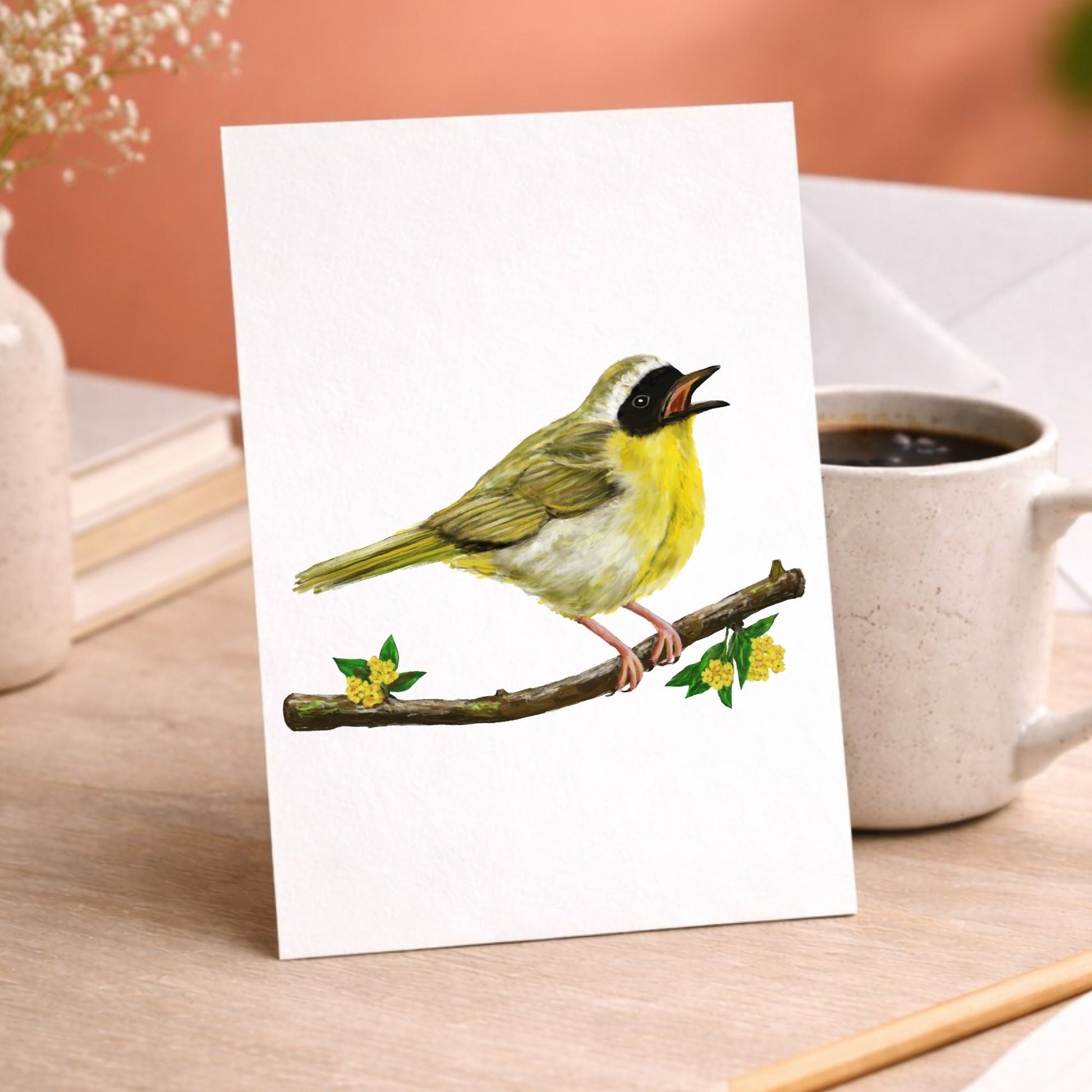 Common Yellowthroat Postcard - MerikaArt
