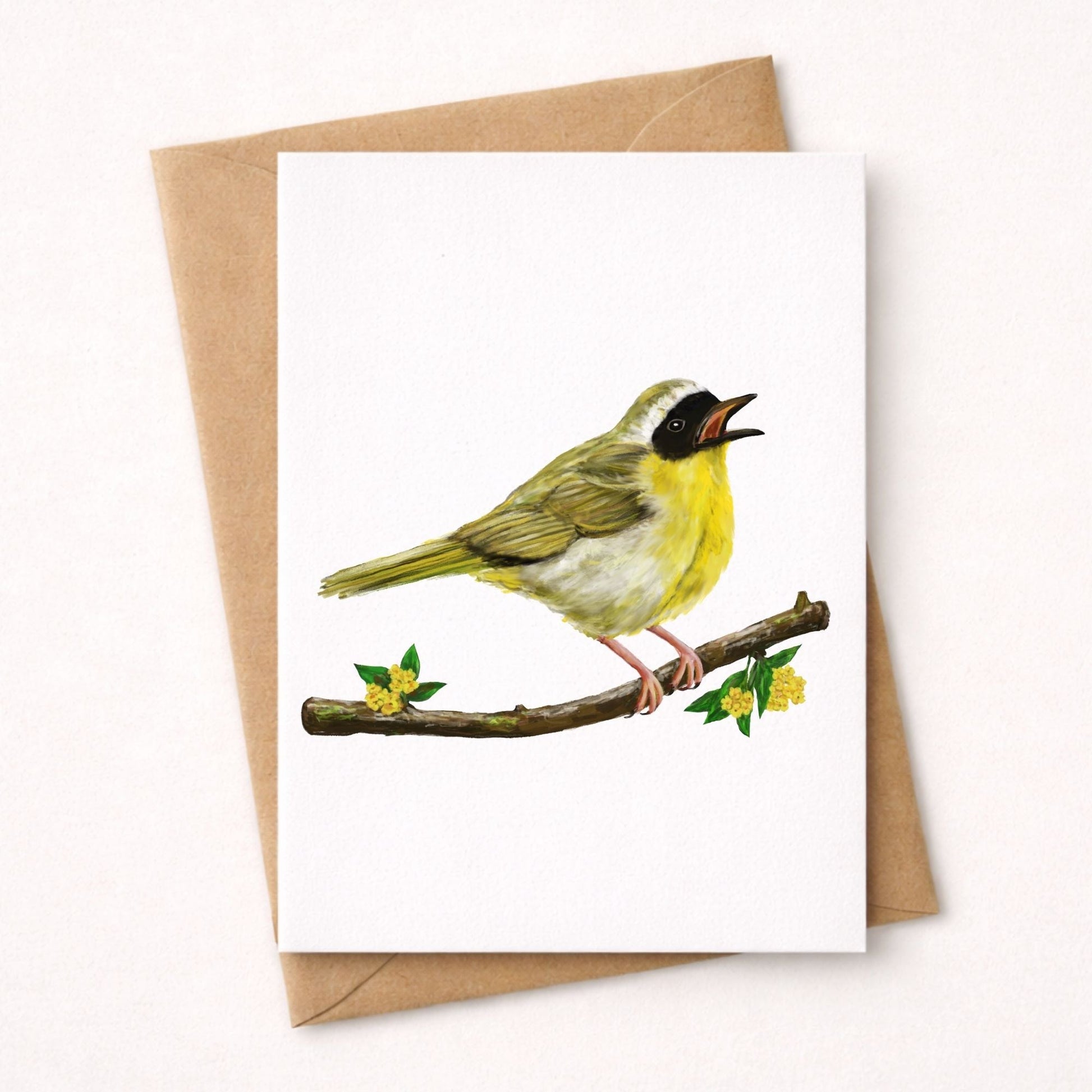 Common Yellowthroat Postcard - MerikaArt