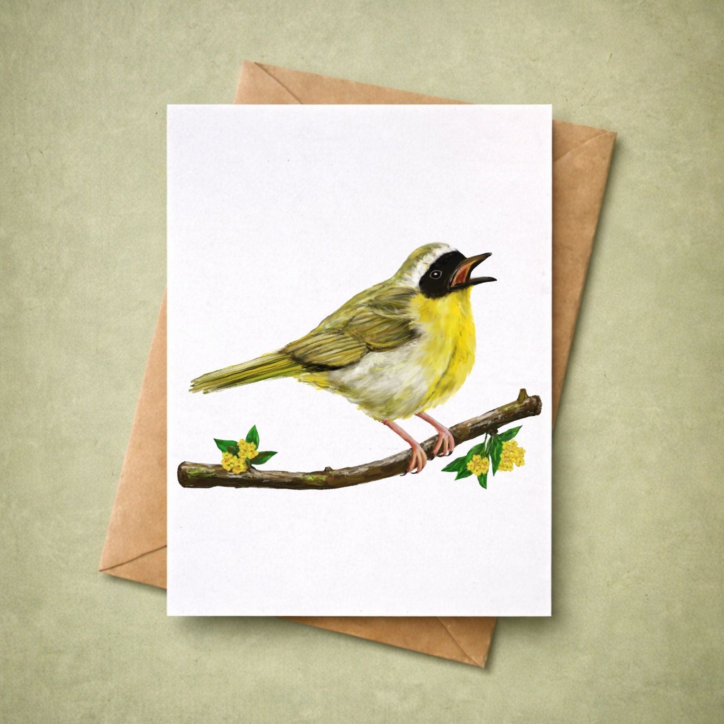 Common Yellowthroat Postcard - MerikaArt