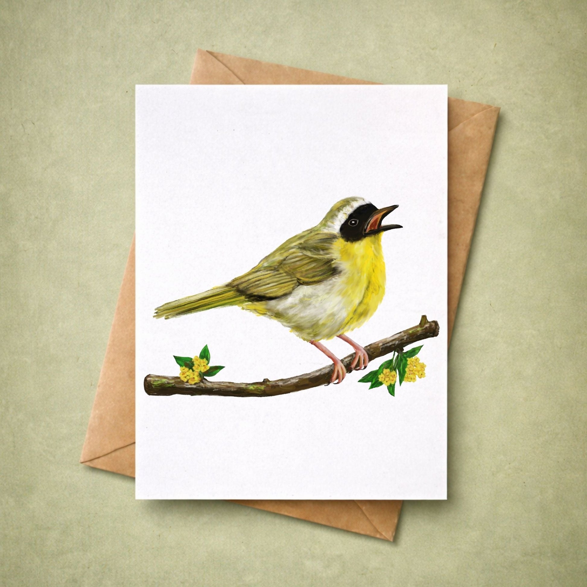 Common Yellowthroat Postcard - MerikaArt