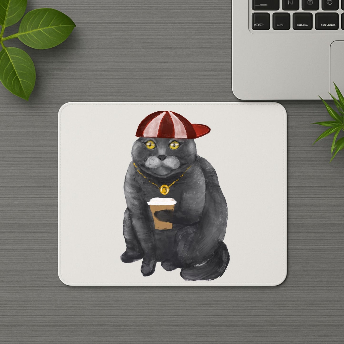 Cool British Shorthair Cat Mousepad - MerikaArt