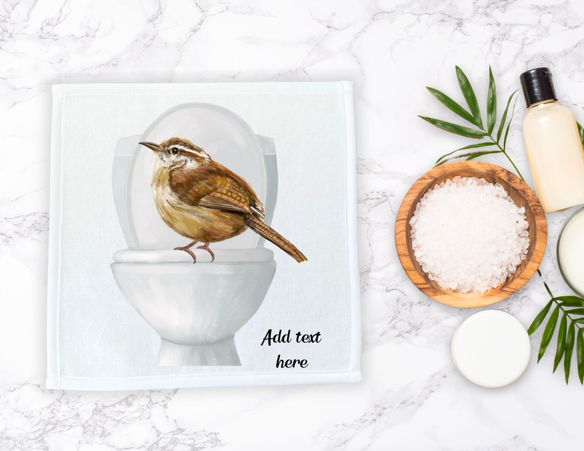 Curious Bird Toilet Washcloth – A Fun Gift for Bird Enthusiasts - MerikaArt