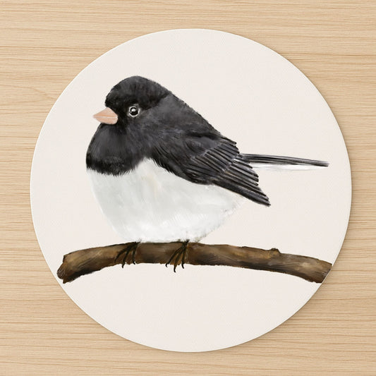 Dark - eyed Junco Mousepad - MerikaArt