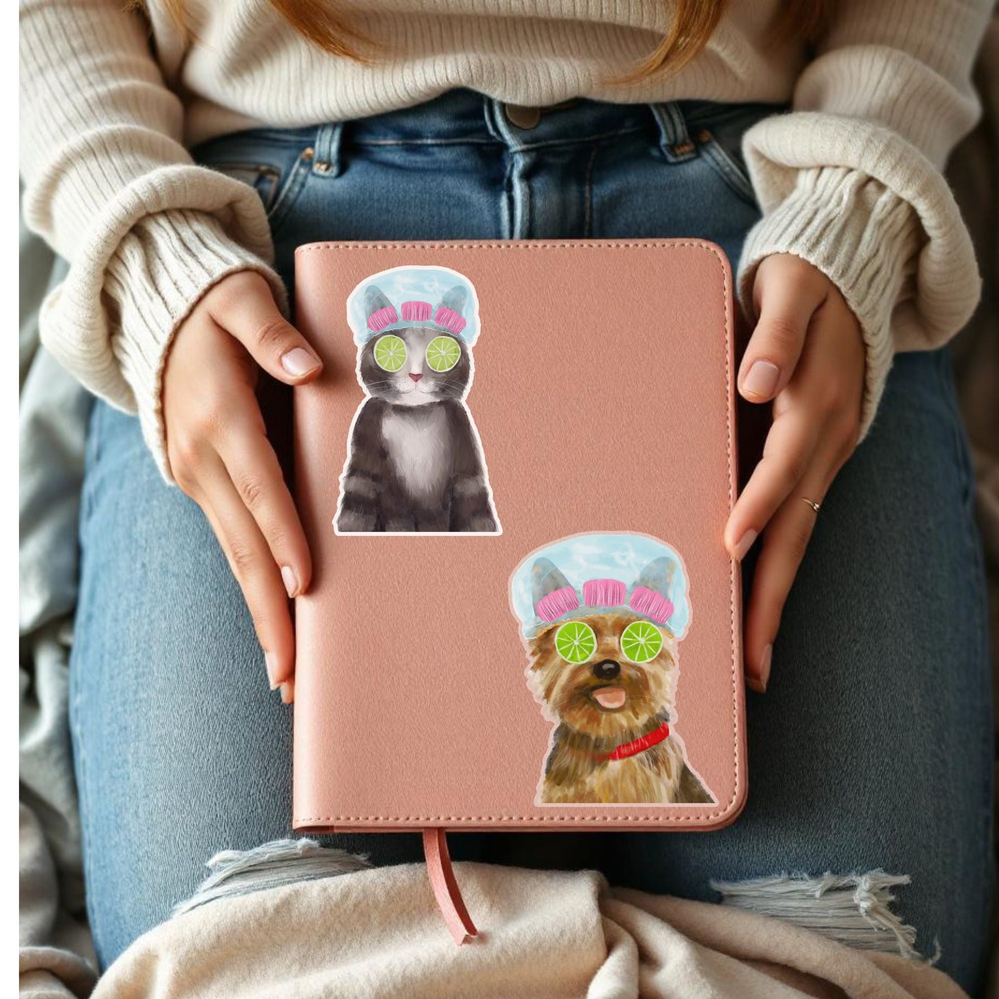 Dog Spa Day Vinyl Sticker - MerikaArt