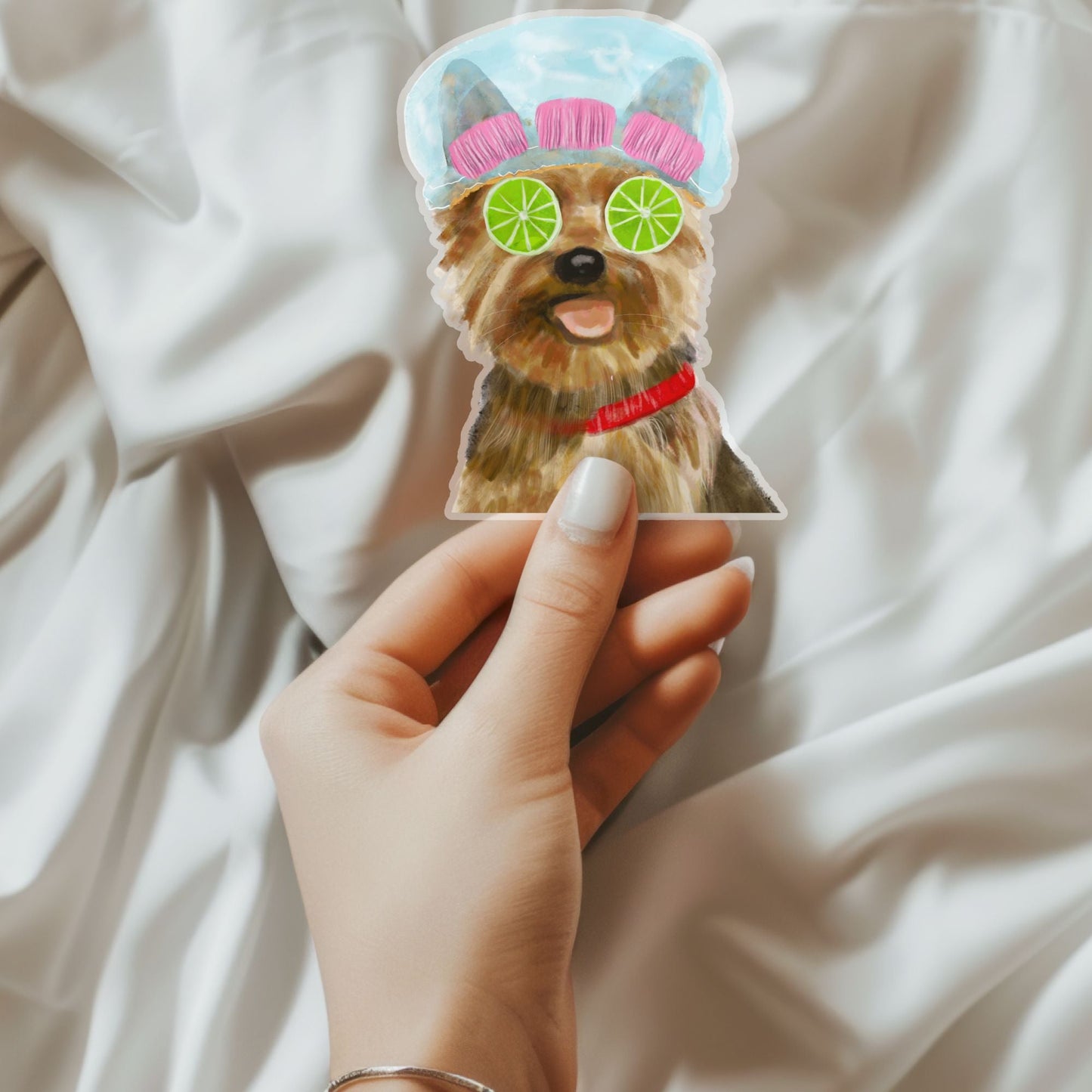 Dog Spa Day Vinyl Sticker - MerikaArt