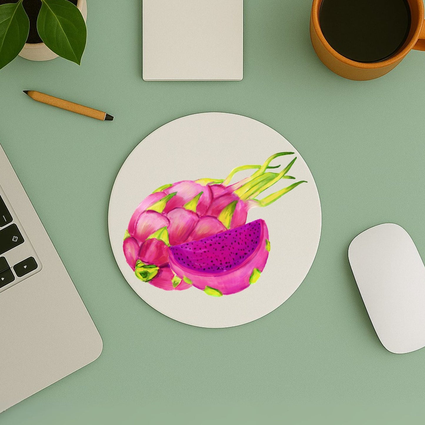 Dragon Fruit Mousepad - MerikaArt