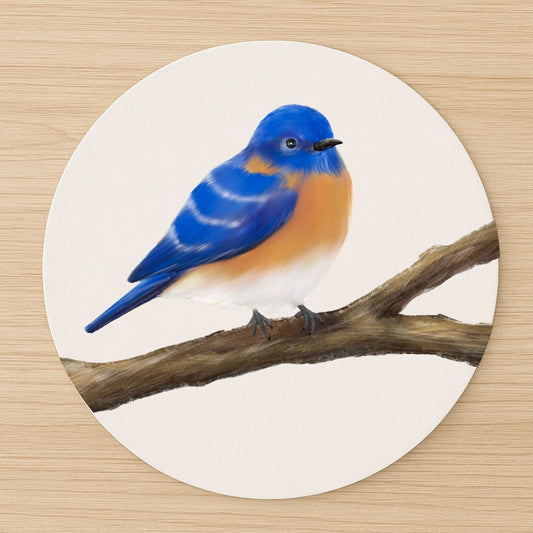 Eastern Bluebird Mousepad - MerikaArt