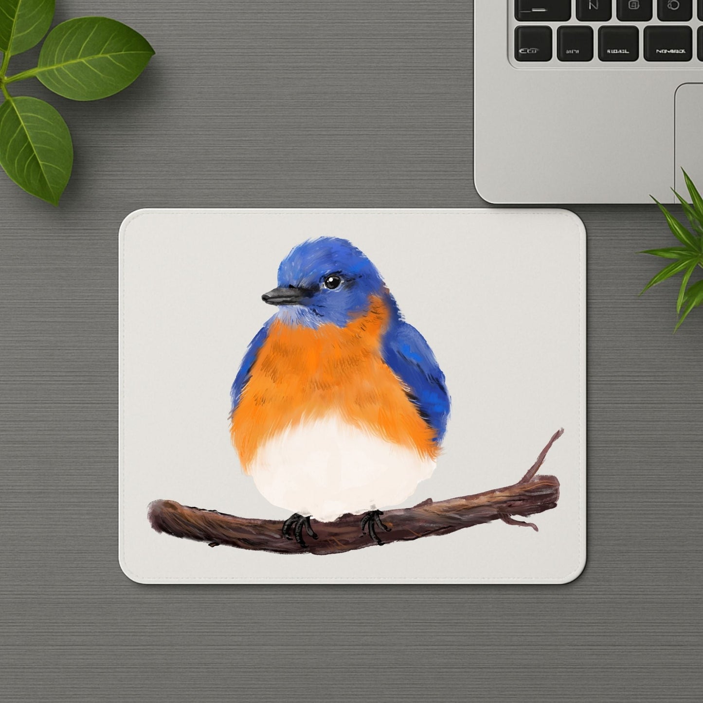 Eastern Bluebird Mousepad - MerikaArt