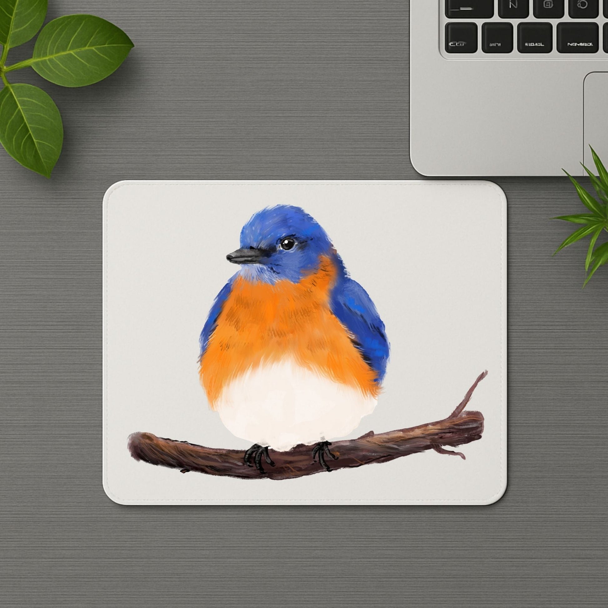Eastern Bluebird Mousepad - MerikaArt