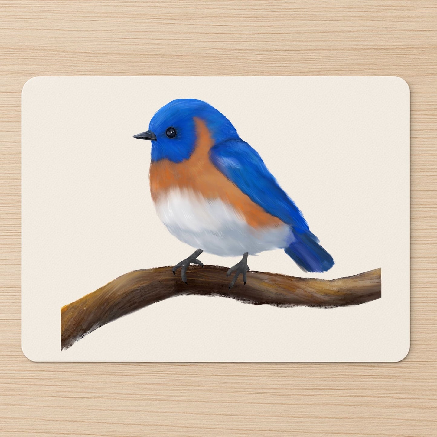Eastern Bluebird Mousepad - MerikaArt