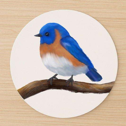 Eastern Bluebird Mousepad - MerikaArt