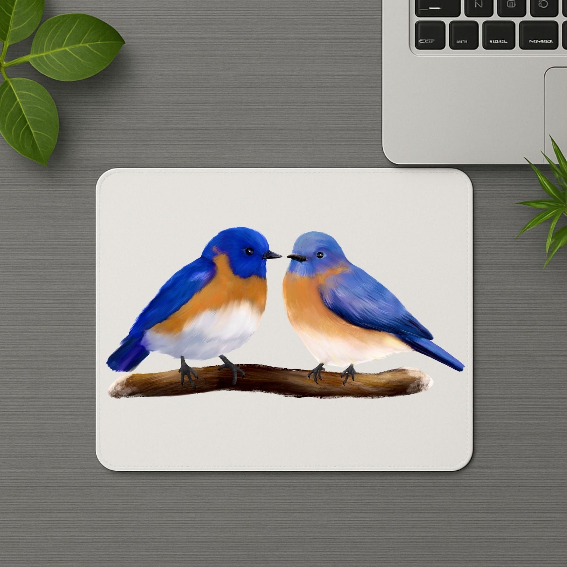 Eastern Bluebird Mousepad - MerikaArt