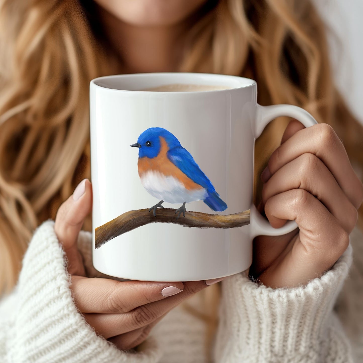 Eastern Bluebird Mug - MerikaArt