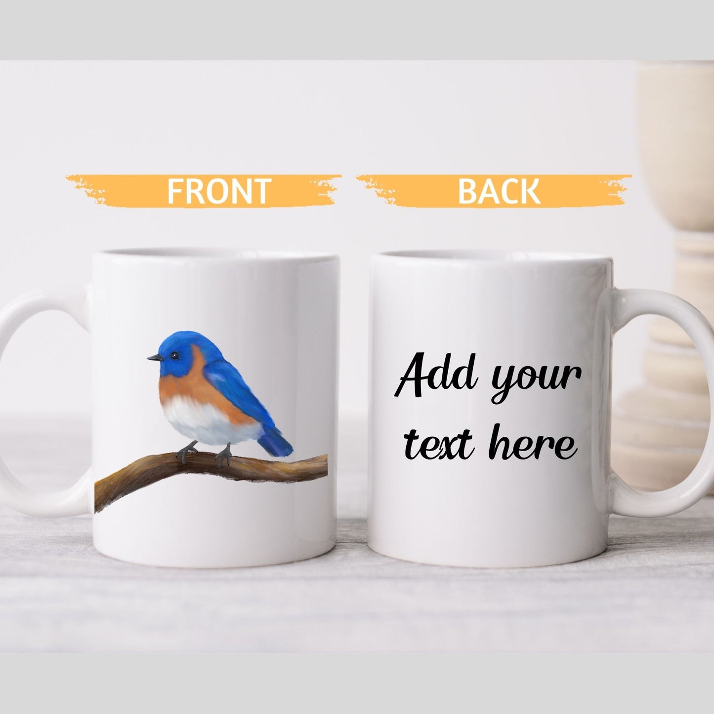 Eastern Bluebird Mug - MerikaArt