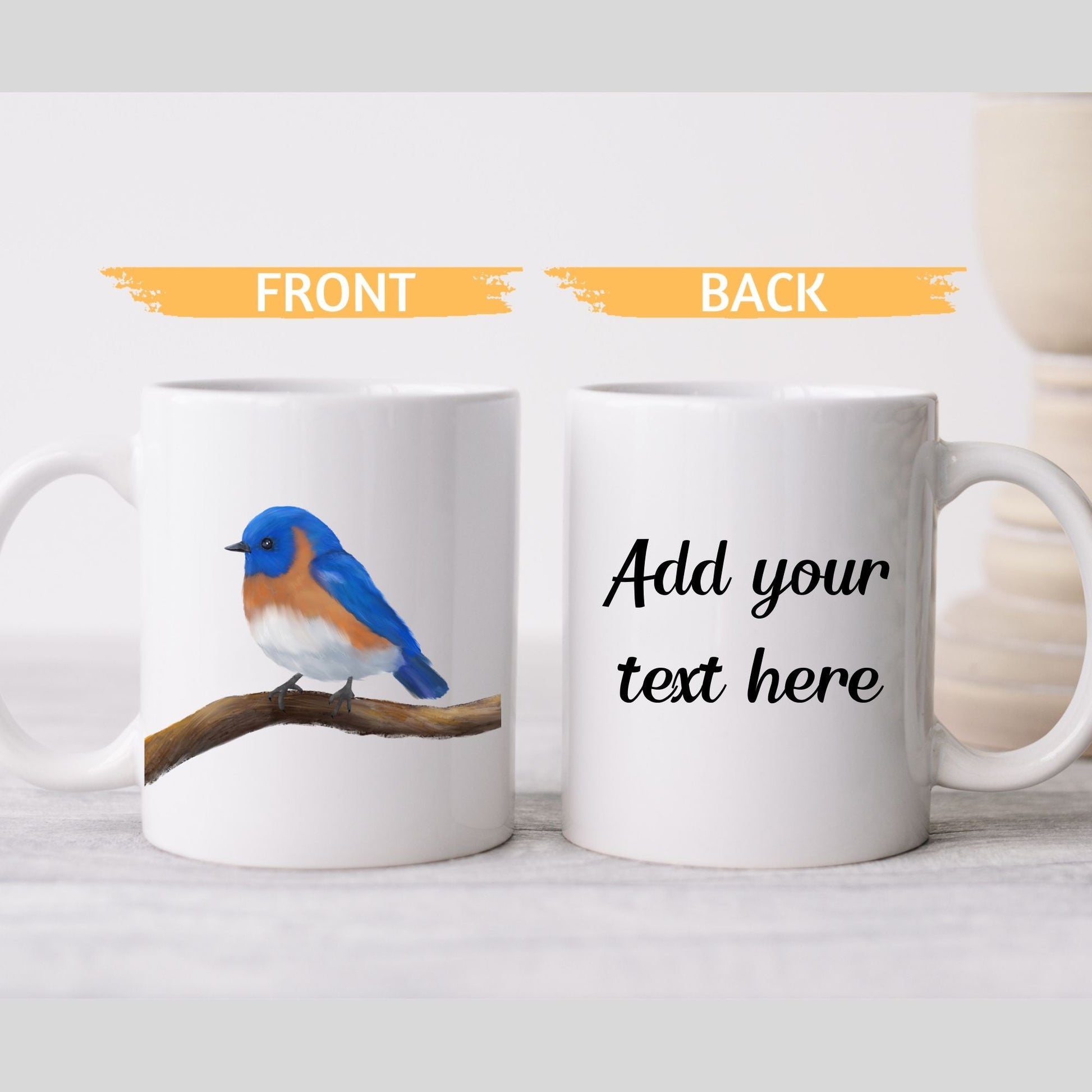 Eastern Bluebird Mug - MerikaArt
