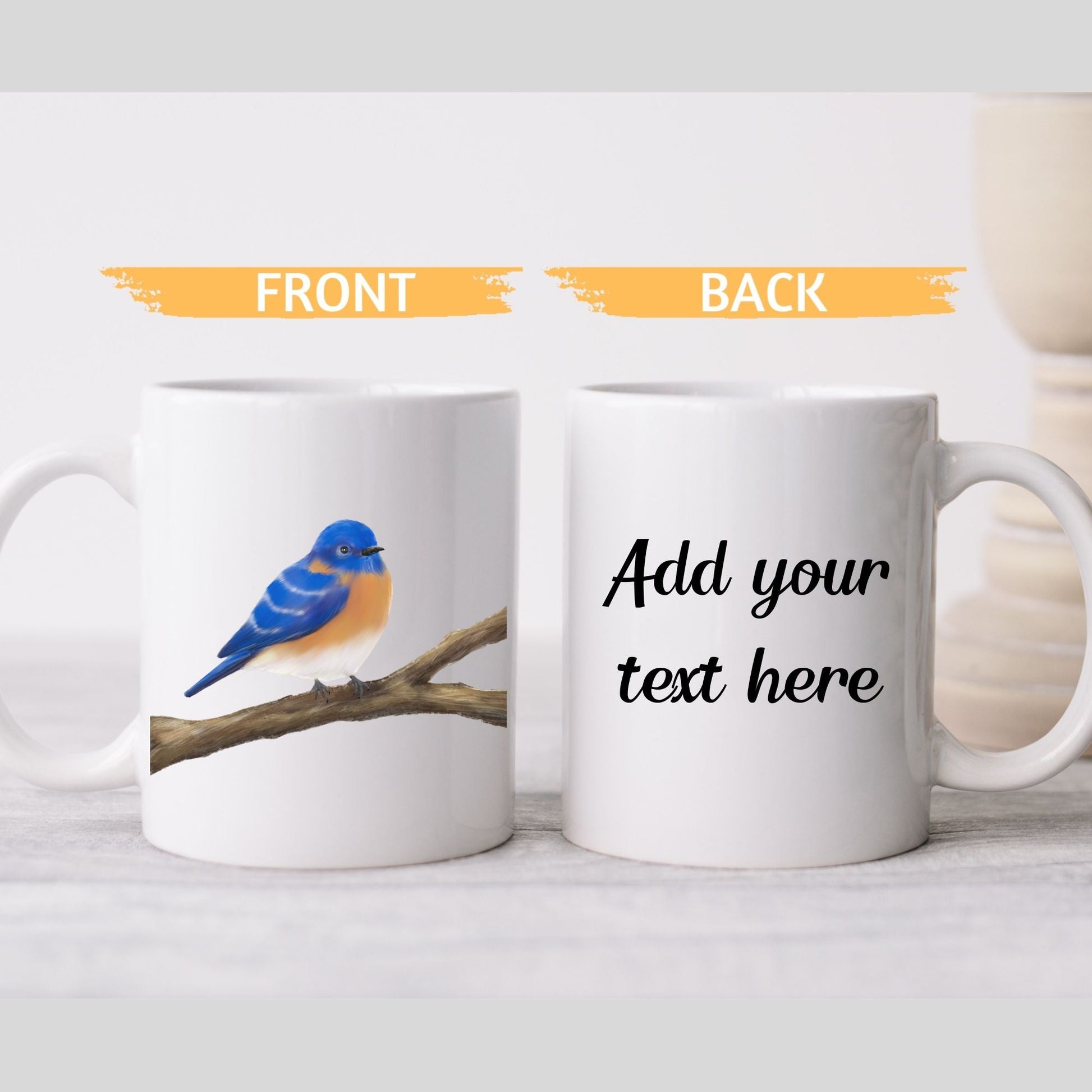 Eastern Bluebird Mug - MerikaArt